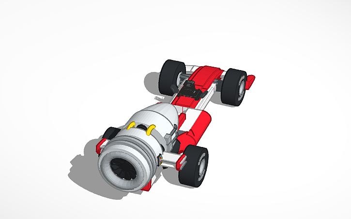 3D design racecar - Tinkercad