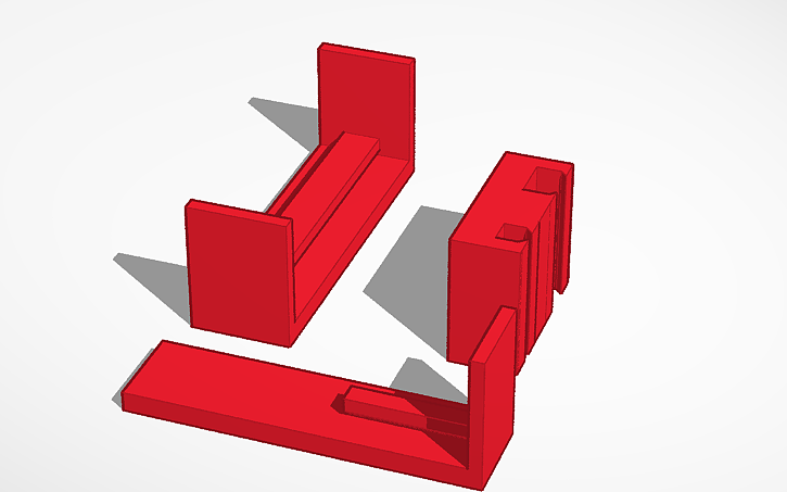 3D design Sliding Locking Mechanism - Tinkercad