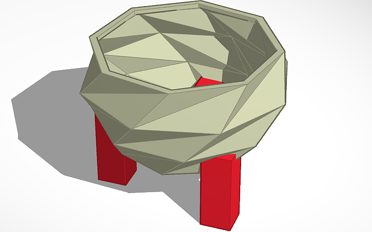 3D design Pot - Tinkercad
