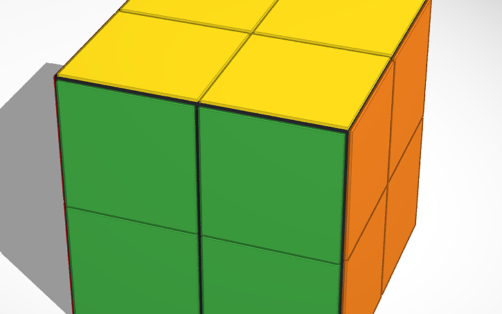 Rubycube 3D design Rubix Cube - Tinkercad