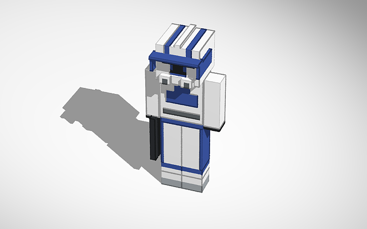 3D design MINECRAFT CLONE TROOPER - Tinkercad