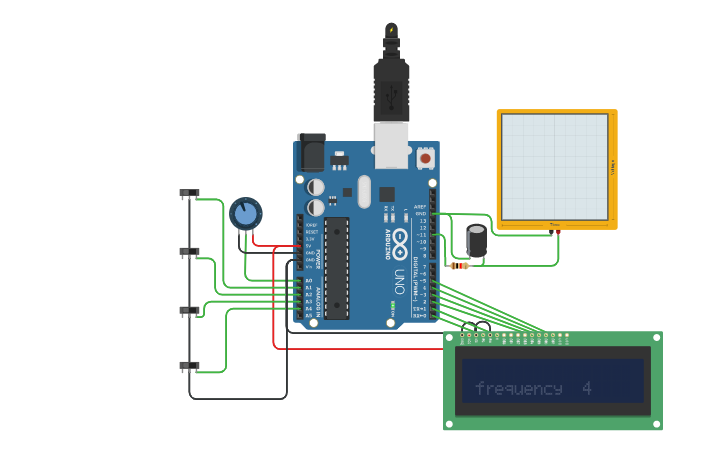 Circuit design simple function generator - Tinkercad