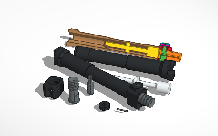 3D design adjustable steam engine piston - Tinkercad