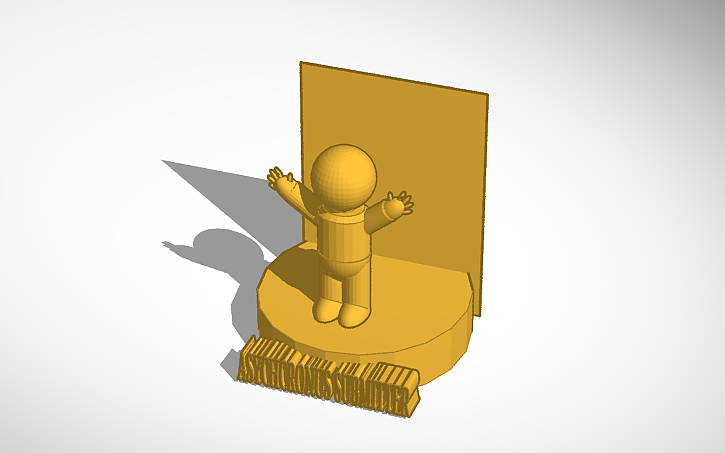 Openscad Trophy 3D design TROPHY - Tinkercad