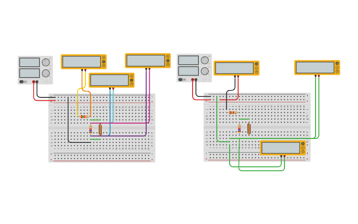 Circuit design Indutor em circuitos CC - Tinkercad