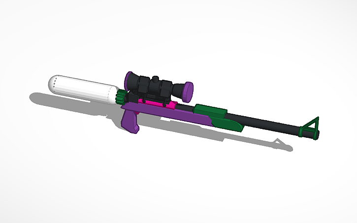 3D design splatterscope - Tinkercad