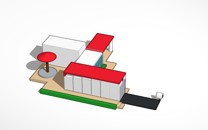 3D design Modern House - Tinkercad