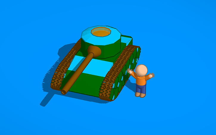 3D design S-Tank v1 (ST-1) -SLAP- - Tinkercad