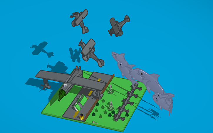 3D design Bombardino Crocodilo official brainrot - Tinkercad