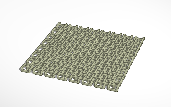 3D design Chainmail - Tinkercad