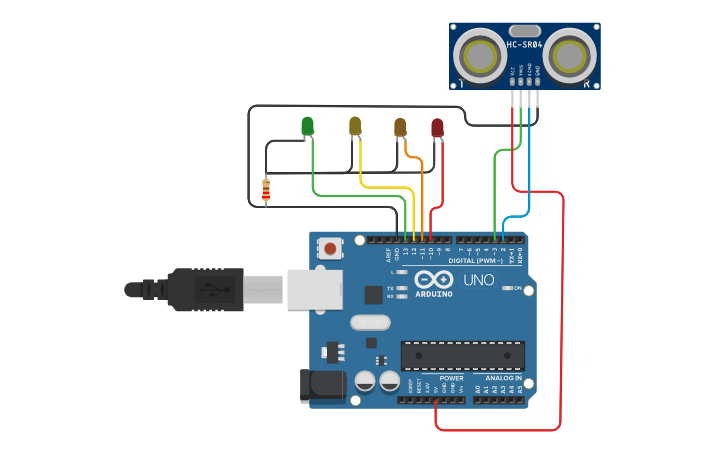Circuit design Lab work 5.2 - Tinkercad