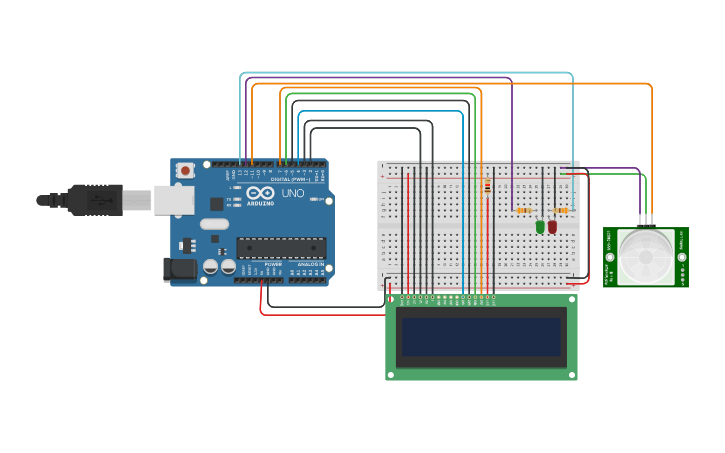 Circuit design DMPA N10 - Tinkercad