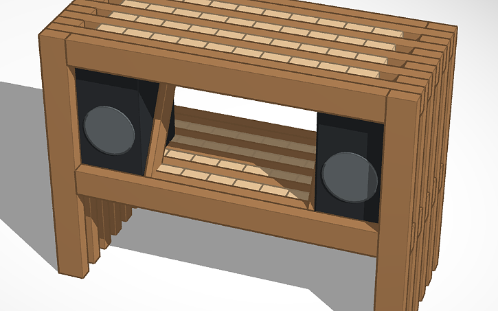 Record Table Cad File 3D design Record Table - Tinkercad