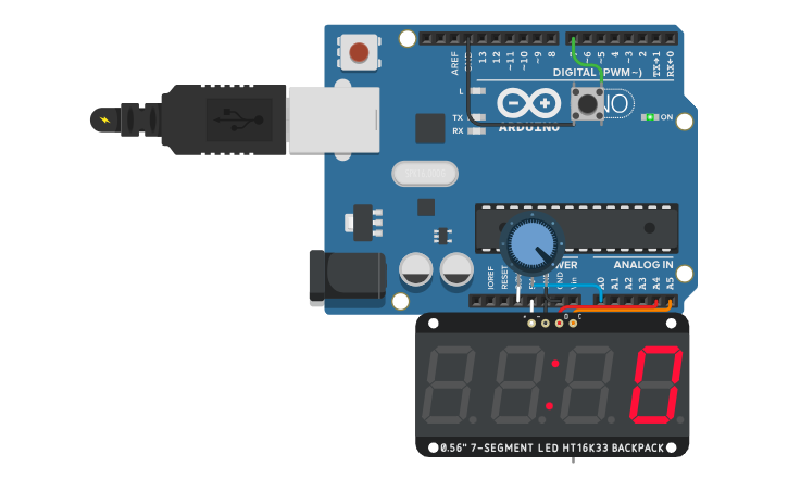 Circuit design Timer - Tinkercad