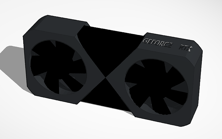 3D design Nvidia Geforce RTX 5090 - Tinkercad