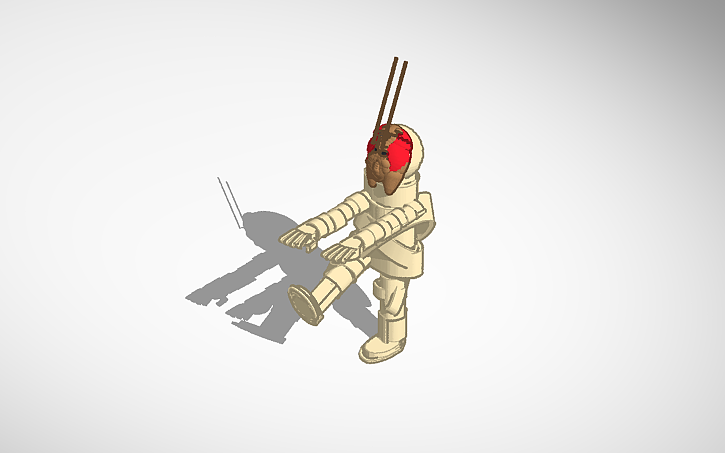 Autocad Cockroach 3D design Day 2 of Tinktober: Mummified Cockroach - Tinkercad