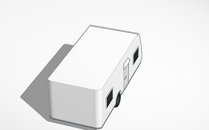 3D design cappy camper - Tinkercad