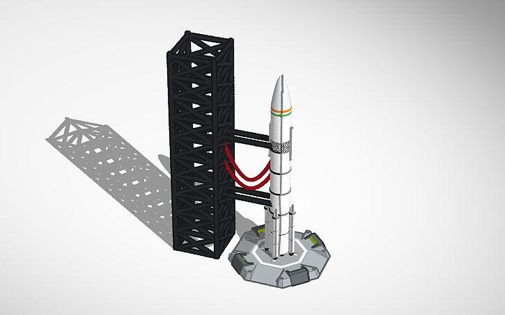3D design Rocket - Tinkercad