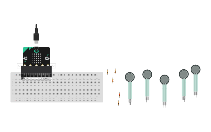 Circuit design Brain Sensors - Tinkercad