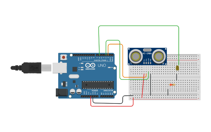 Circuit design distace calculator - Tinkercad