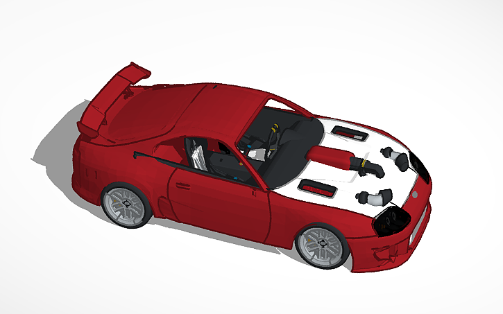 3D design Toyota Supra - Tinkercad