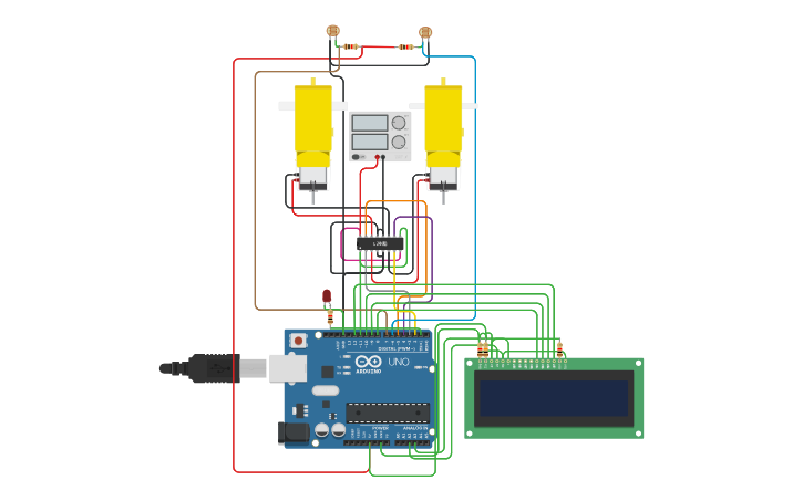 Circuit design Copy of PROJETO AGV - HARDWARE COMPLETO 010422 - Tinkercad