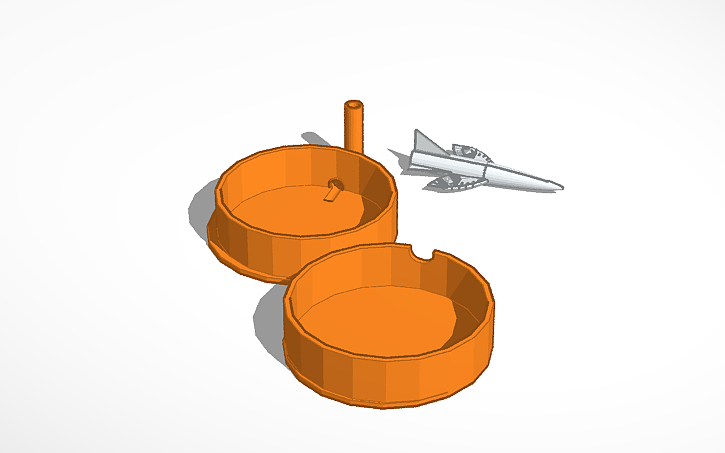 3D design stomp rocket - Tinkercad