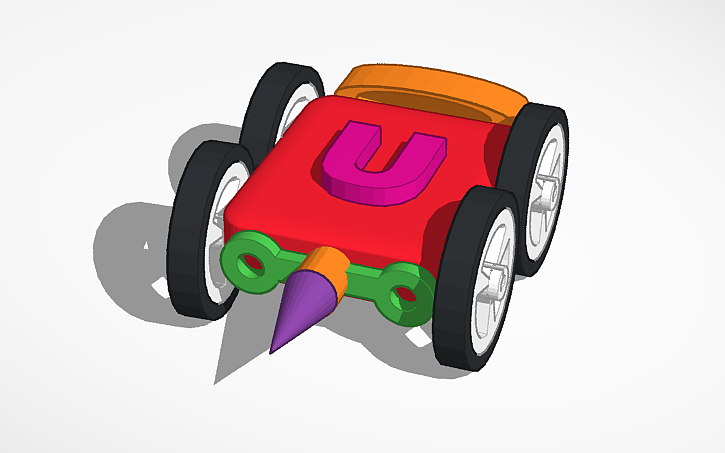 3D design antweight bot test1 - Tinkercad