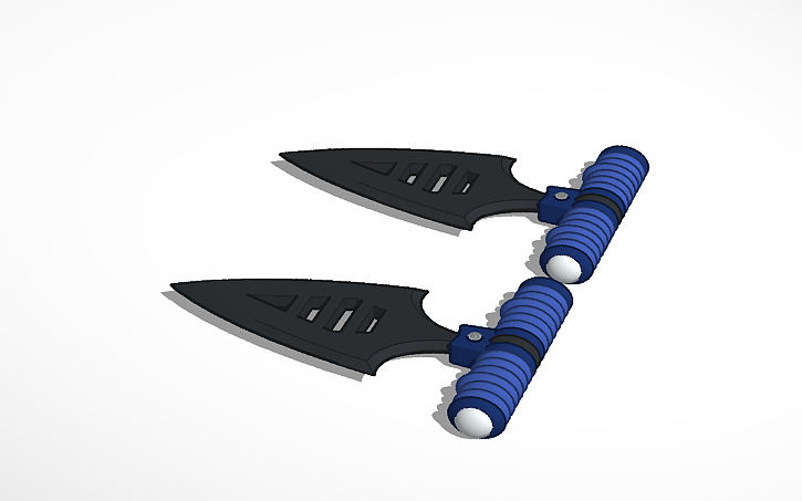 3D design punch daggers - Tinkercad