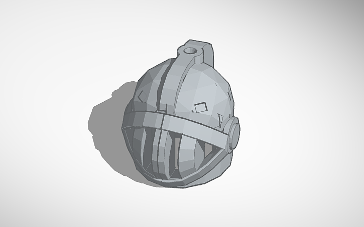 3D design Lego Castle Helmet (500% SCALE) - Tinkercad