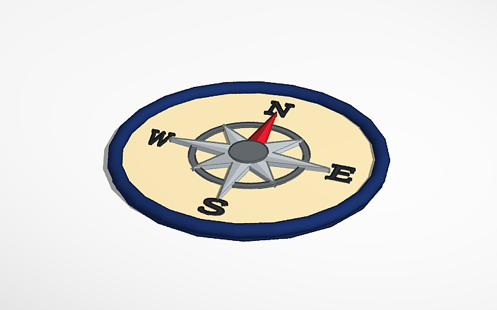 3D design Compass - Tinkercad