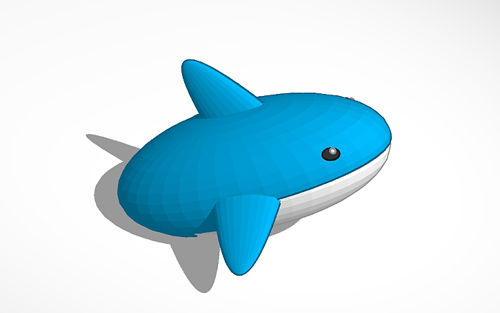 3D design fish - Tinkercad