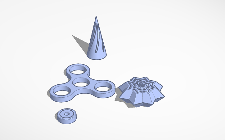 3D design Day 14 of TED: Extrude fidgets - Tinkercad