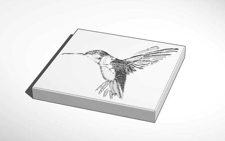 3D design Humming Bird (Fieldinspired) - Tinkercad
