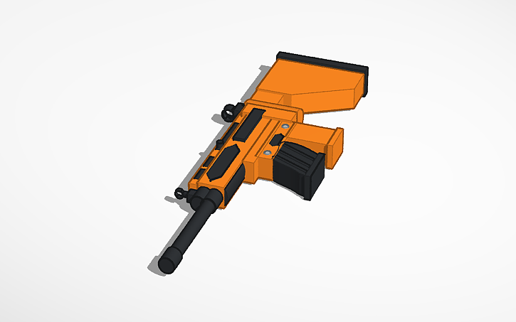 3D design Assault Rifle Rivals - Tinkercad