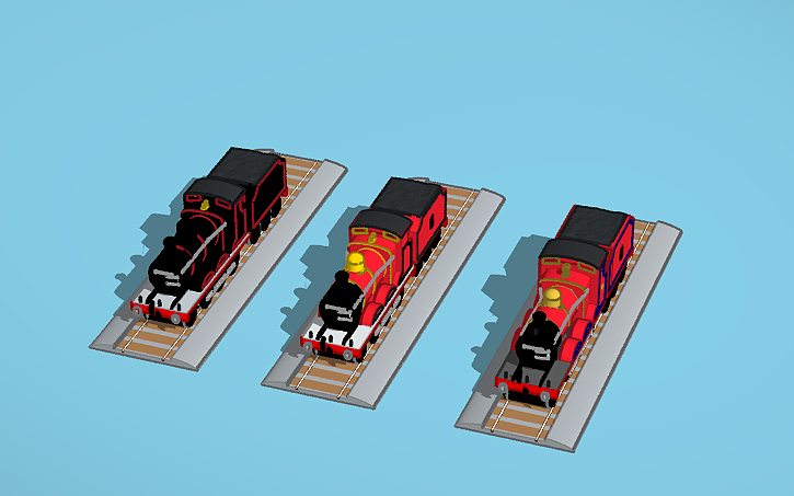 3D design RWS James Extra Variants - Tinkercad