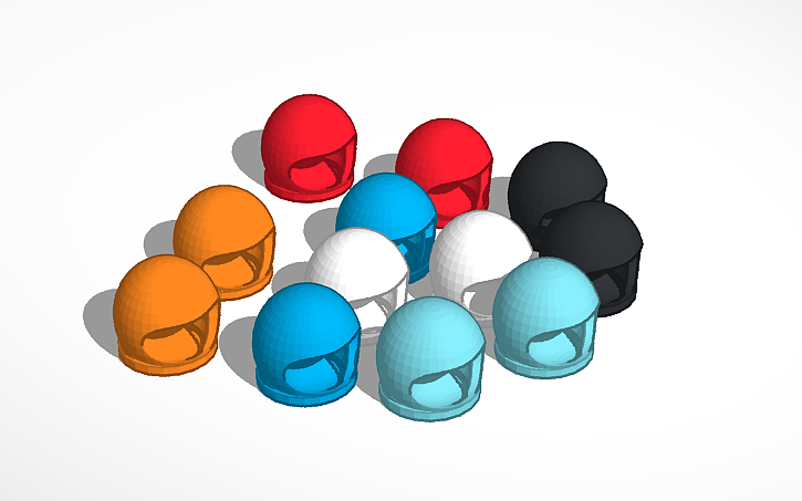 3D design Boxing gloves - Tinkercad