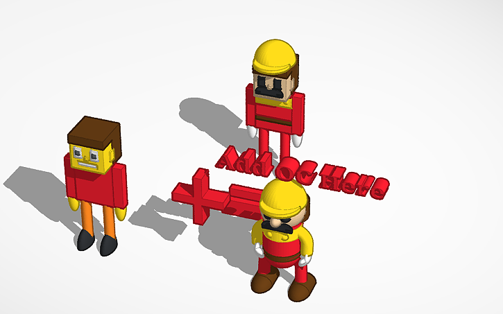 3D design Done! (Mario maker) - Tinkercad