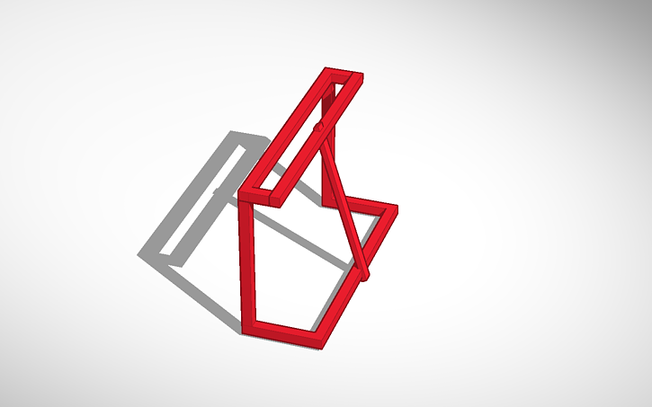 3D design hockey net - Tinkercad