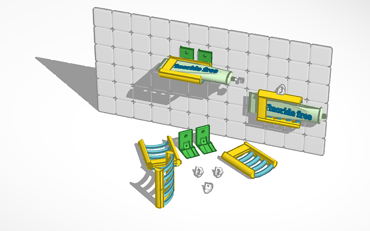 3D design Toothpaste_holder_squeezer - Tinkercad