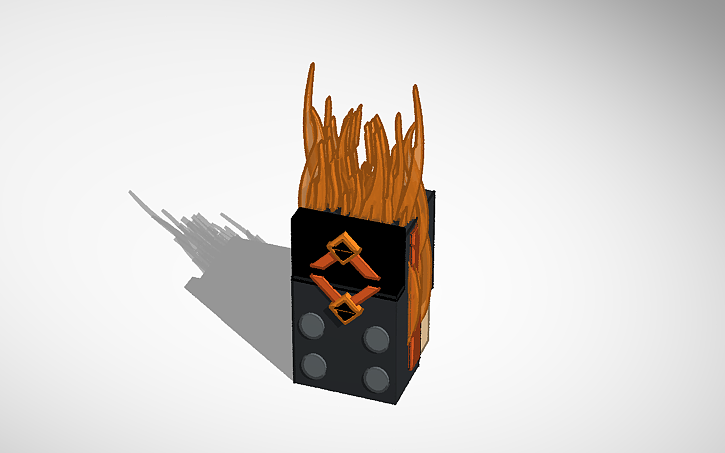 3D design Volcanic Device V2 (Sols RNG Gauntlet) - Tinkercad