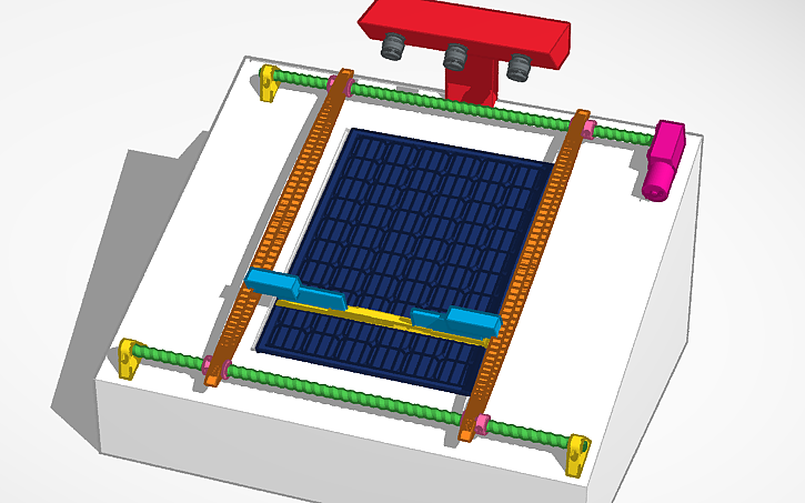 3D design solar - Tinkercad