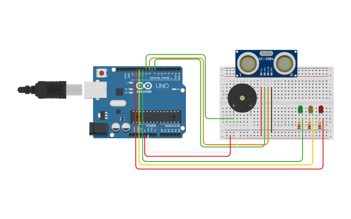 Circuit design Sensor - Tinkercad