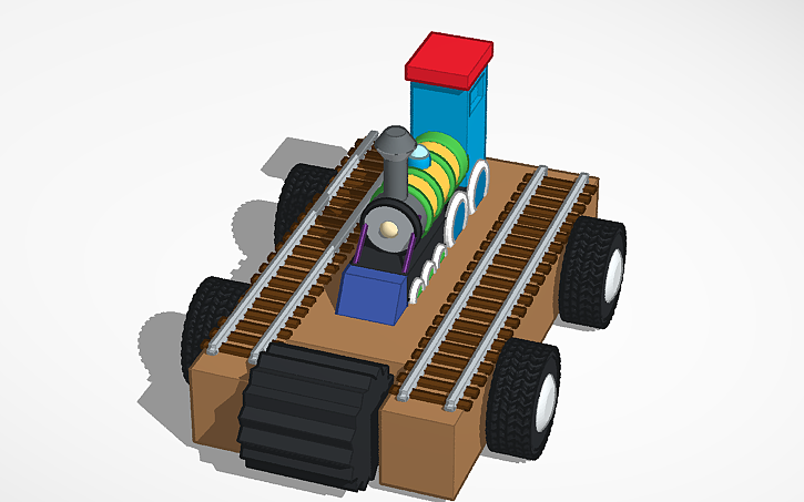 3D design Pain train - Tinkercad
