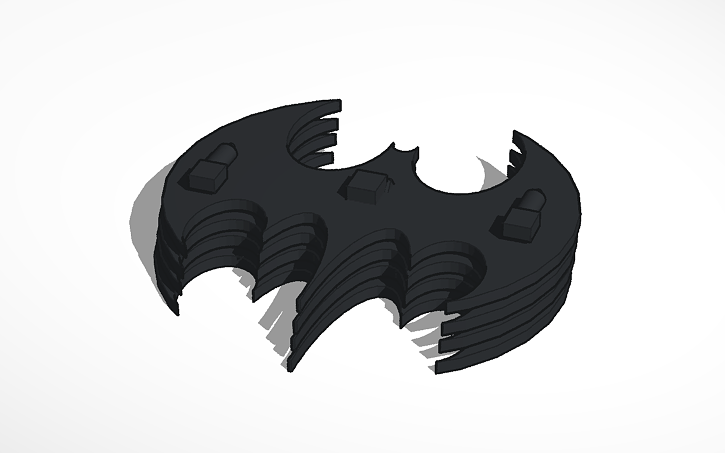 3D design BATPLANE - Tinkercad