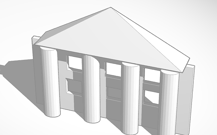 3D design building - Tinkercad