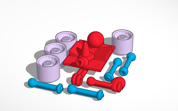 3D design Mars Rover - Tinkercad