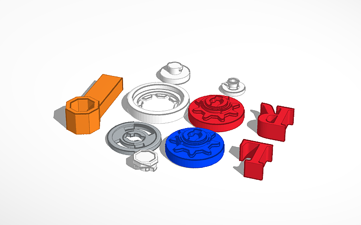 3D design Beyblade Quantanium Protostar System - Tinkercad