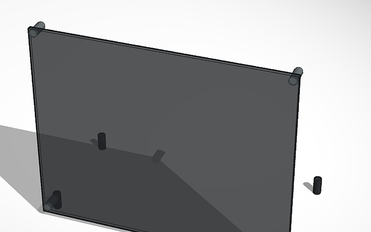 3D design PC Case - Tinkercad