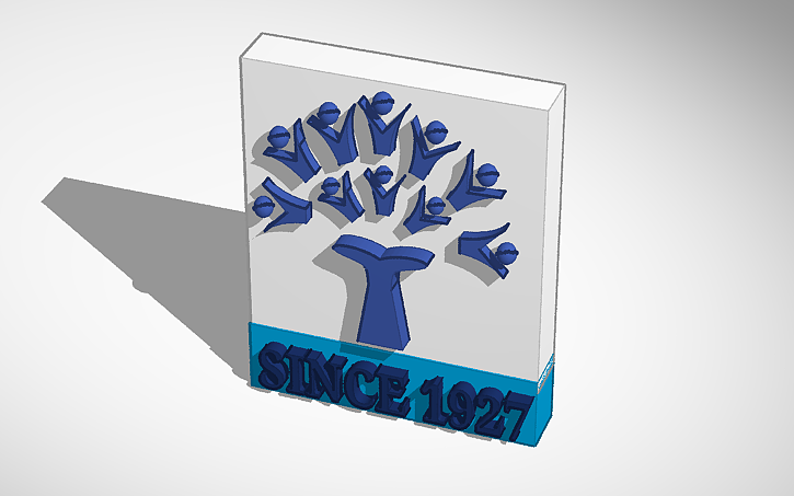 3D design Podar logo - Tinkercad